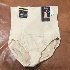 Maidenform Firm Control Shapewear Briefs in Beige